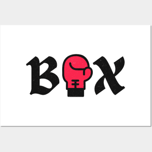 Boxing Glove Box Martial Arts MMA Posters and Art